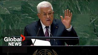 This madness cannot continue Palestinian president Abbas urges UN to end war in Gaza