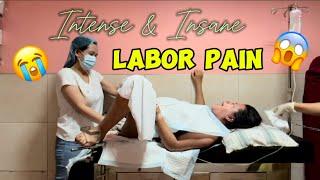 INTENSE and INSANE LABOR PAIN  NORMAL DELIVERY  BIRTH VLOG 2024