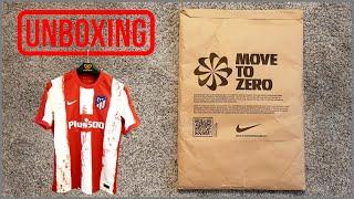 Unboxing 2021-22 Atlético Madrid home shirt Review