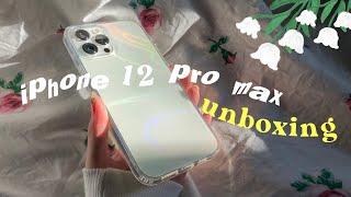 unboxingiphone 12 pro max + cute accessories