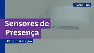 Como instalar o sensor de presença?  Tramontina