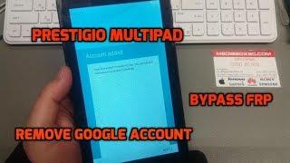 Prestigio Multipad Wize PMT3407 Remove Google accountBypass FRP.Without PC.