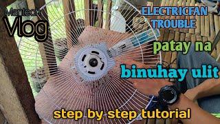 ELECTRICFAN REPAIRWINDINGS TROUBLE#TUTORIAL#MANTECHVLOG