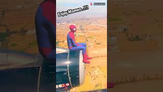 Spiderman Kocak Di Luar Pesawat