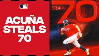 Ronald Acuña Jr. makes HISTORY with 70 steals