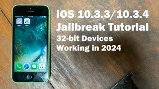 iOS 10.3.310.3.4 Jailbreak Tutorial 32-bit Working 2024 iPhone 5 iPhone 5c iPad 4