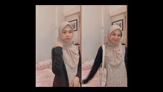 TUTORIAL HIJAB ‼️ Tutorial hijab segi empat for hangoutngantorngampus #tutorialhijabsimple #fypシ