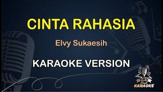 CINTA RAHASIA KARAOKE  Elvy Sukaesih  Karaoke  Dangdut  Koplo HD Audio