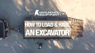 How to Load & Transport a Mini-Excavator