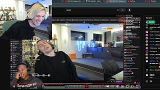 xQc Dies Laughing at Speed seeing him Troll him