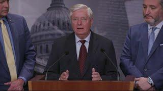 Graham Colleagues Press Conference On Biden Administration Withholding Weapons From Israel