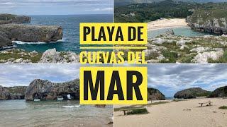 PLAYA CUEVAS DEL MAR ASTURIAS  ПЛЯЖИ АСТУРИИ  ПЛЯЖ де Куэвас дель Мар  #АСТУРИЯ #ИСПАНИЯ