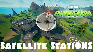 Chapter 2 Satellite Stations Locations Guide - Fortnite Invasion Battle Royale - Season 7