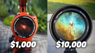 $1000 vs. $10000 Telescope Same Picture