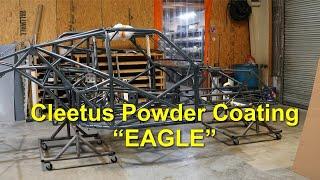 CLEETUS MCFARLAND POWDER COATING EAGLE CJ RACE CARS