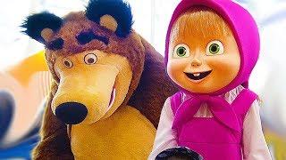 Hello song  Funny Vlad with cartoon characters on kids indoor playground