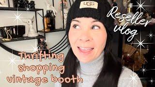 Thrifting Shopping & Restocking My Vintage Booth  Reseller Vlog