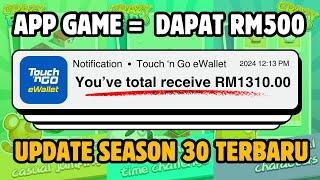 Claim RM1300 di app ini - Dapat DUIT Touch n Go ewallet  Super Season 30