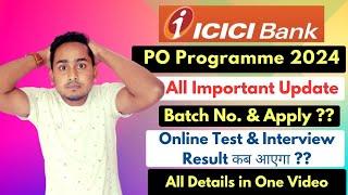 ICICI PO Programme 2024  Must Watch Video  ICICI PO All Detail  ICICI PO 2024  ICICI Careers