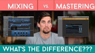 Mixing vs. Mastering Visual + Audio Explanation