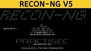 Recon-ng V5 - Adding API Keys Shodan & BuiltWith