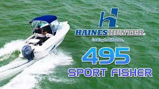 Haines Hunter 495 Sport Fish + Yamaha F90hp on water review