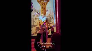 TIGHT ROPE ARCADE GAME AT CANADIAN MIDWAY ARCADE CLIFTON HILL NIAGARA FALLS NOV 2023