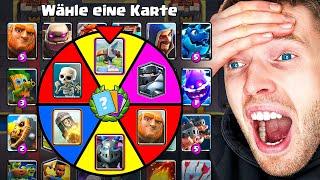 GLÜCKSRAD MEGA AUSWAHL CHALLENGE ESKALIERT...  Clash Royale Deutsch