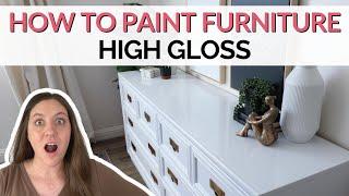 Cara Melukis Furnitur Gloss Tinggi