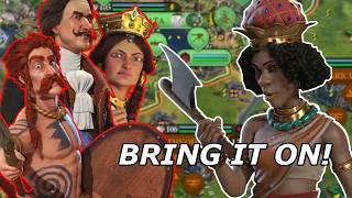 ONE CIV VS. THE WORLD  Civ VI Multiplayer Mbande Full Game