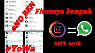 Cara mengganti Tampilan whatsapp seperti instagram#2#NO Ben