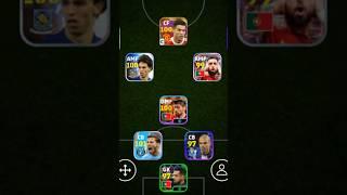Portugal squad  4-1-2-3 Formation  efootball 2024 mobile #shorts #efootball #pes #viral