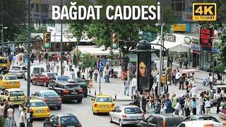 Kadıköy Bağdat Caddesinde Yürüyüş Turu  İstanbul Sokakları  İstanbul 4K