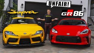 Toyota GR86 vs Supra The Unfair Comparison