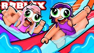 We went to Ragdoll Waterpark  Roblox