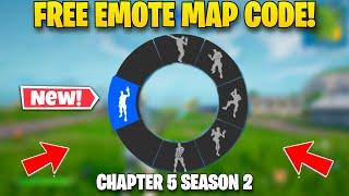 How To Get Free Emotes In Fortnite CHAPTER 5 SEASON 2 New Free Emote Creative Map