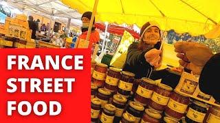 Indian visits French Street Food Market  Indians in France Village Life Vlog