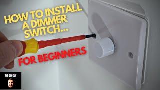 How to Install a Dimmer Switch  Beginners Electrical Guide