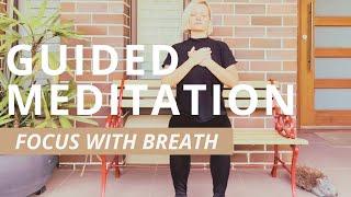 Guided Breathing Meditation - Reduce Anxiety & Invite Calm  10 Min  Jaz Pilates 