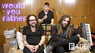 Korn reminisce about strange gigs and Korn TV on Would You Rather