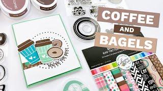 Make a Card with Me Coffee and Bagels