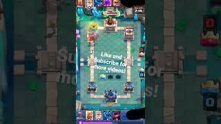 Insane Flawless 3-Crown in Monk Challenge        #clashroyale #clashroyaleshorts