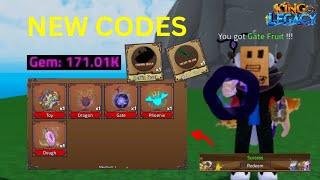 *NEW* ALL WORKING CODES IN KING LEGACY 2024  KING LEGACY CODES