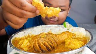 Eating Mutton Chusta And Fat Mutton Recipe  Assamese Food vlog