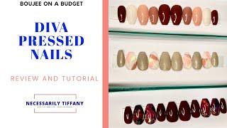 Boujee on a Budget Press on Nails by Diva Pressed Nails Review and Tutorial