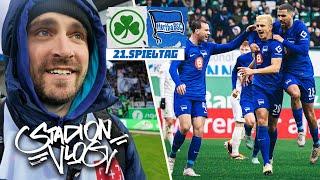 SpVgg Fürth vs. Hertha BSC - STADIONVLOG   Die Berliner sind daaaaa 