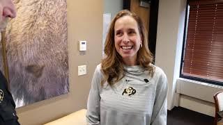 JR Payne previews Sweet 16 WBB match up vs Iowa