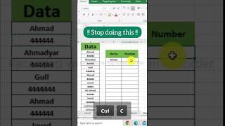 Amazing Excel Tricks and tips.#youtubeshorts #ExcelTricksAndTips#asmr #shorts