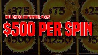 $500-$1250 PER SPIN ON DRAGON LINK  MULTI-MILLION DOLLAR WINNER