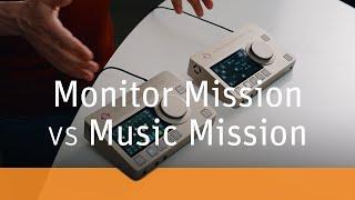 Monitor Mission vs Music Mission  MT 48 Audio Interface